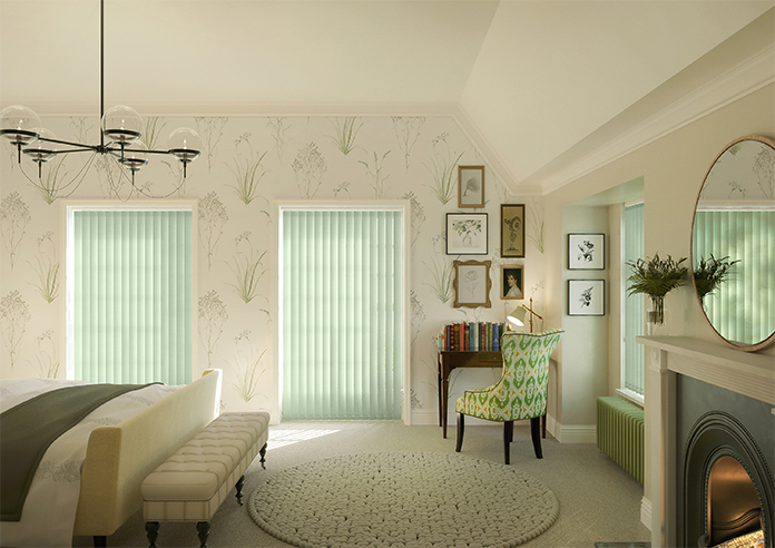Amalfi, Soft Green - Vertical Blind - Image 8